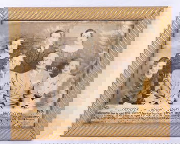 A LARGE PICTURE OF THE OFFICERS OF THE YOUNG ISRAEL OF BROOKLYN.