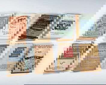 A COLLECTION OF 47 JEWISH CALENDARS AND OTHER PERIOD PAMPHLETS. American, c. 1900. An early group of