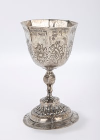 AN IMPORTANT PARCEL GILT SABBATH GOBLET BY HEIRONYMUS MITTNACHT.  Augsburg, 1763 - 1765.  On a