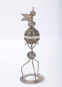 A SILVER SPICE CONTAINER. Vienna, 19th century.