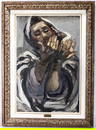 MANE - KATZ. (Israel, 1894 - 1962) Portrait of a Rabbi. Oil on canvas. Signed upper right. Formerly
