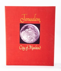 JERUSALEM CITY OF MANKIND.  A commemorative portfolio of 12 dye transfer photographs 1978. Edited by