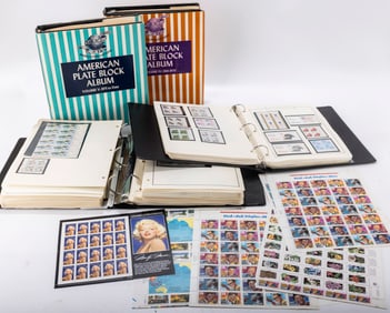 A MASSIVE COLLECTION OF AMERICAN PLATE BLOCKS. Mostly spanning the 20th century. This massive