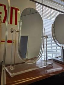 FOUR PROFFESIONAL JEWELRY STORE OF GLASSES STORE COUNTERTOP MIRRORS