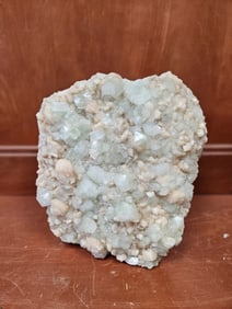A MASSIVE APOPHYLLITE SPECIMEN WITH STILBITE
