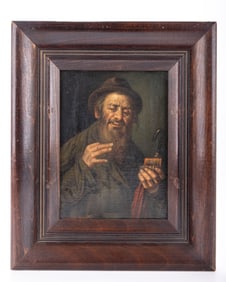 LASSARE YUDOVIN JUDAVICS  (1870 - 1912) OIL ON CANVAS.