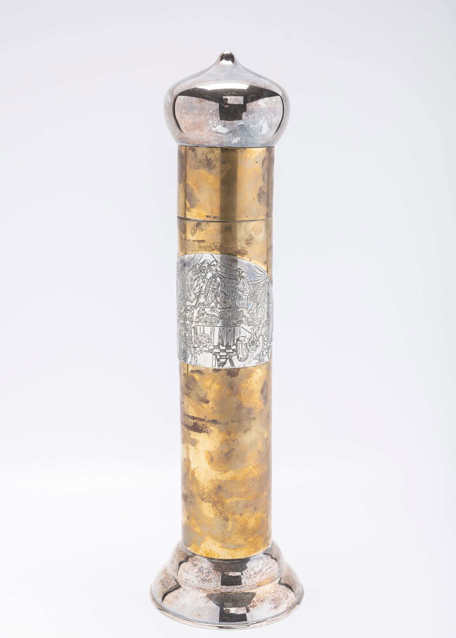 A MEGILLAH CASE BY JACOBS. Probably Israel, c. 1990 (1 of 3)