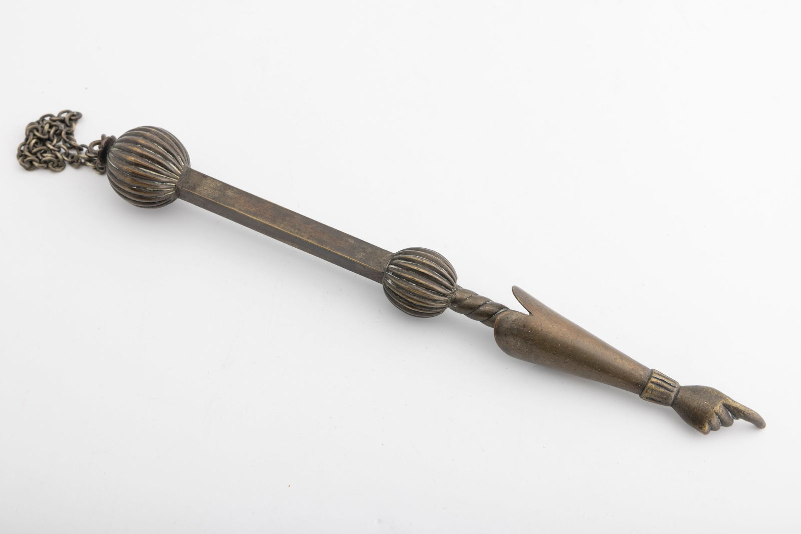 AN EARLY TORAH POINTER. Poland, c. 1840 (1 of 2)