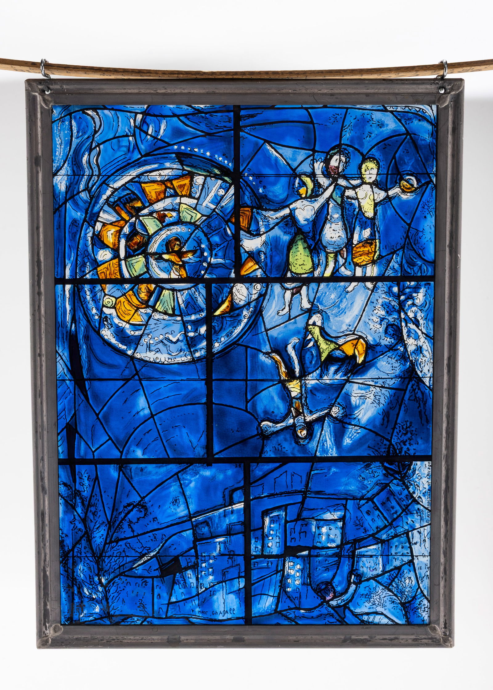 CHAGALL WINDOW BY THE ART INSTITUTION OF CHICAGO (1 of 1)