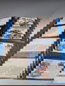 AMERICA REMEMBERS THE WORLD AT WAR. 1941-1945, in US First Day Covers, 2 Volume set in Custom Binder