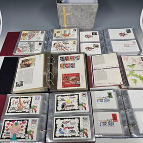 A COLLECTION OF FIRST DAY COVERS. Consisting of 7 binders, totalling a couple of hundred American de