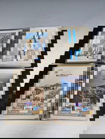 A COLLECTION OF ISRAELI SOUVENIER LEAFS FROM THE ISRAELI POSTAL AUTHORITY. 1988 - 1990s. Consists of