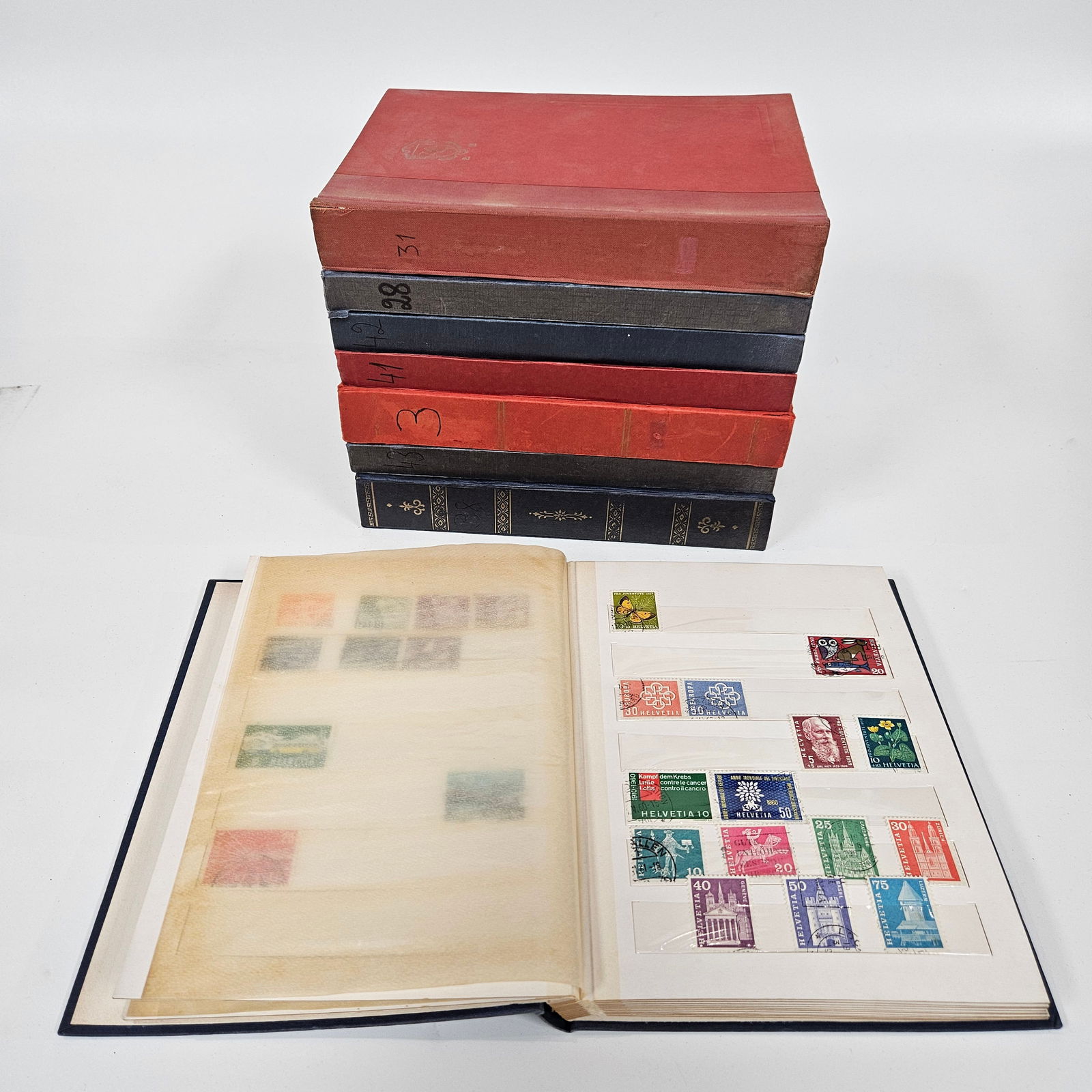 A COLLECTION OF WORLD STAMPS. In eight albums from a variety of countries. Many blank pages. Estimat (1 of 19)