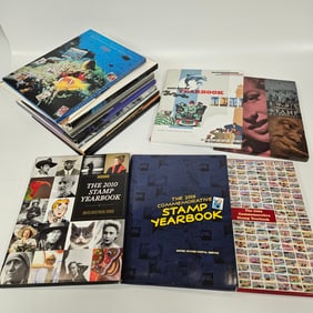 A COLLECTION OF 11 UNITED STATES YEARLY COMMEMORATIVE STAMP COLLECTIONS. Including 1994 - 1997, 1999