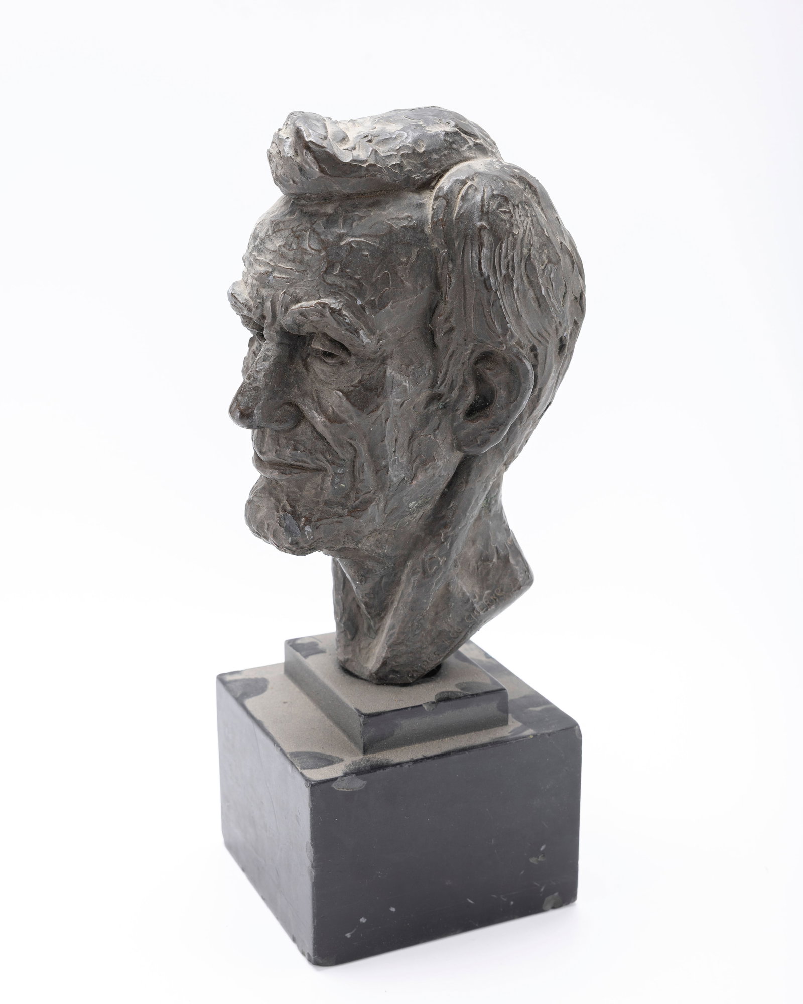 A BUST OF ABRAHAM LINCOLN BY LEON CHERNE (1 of 4)
