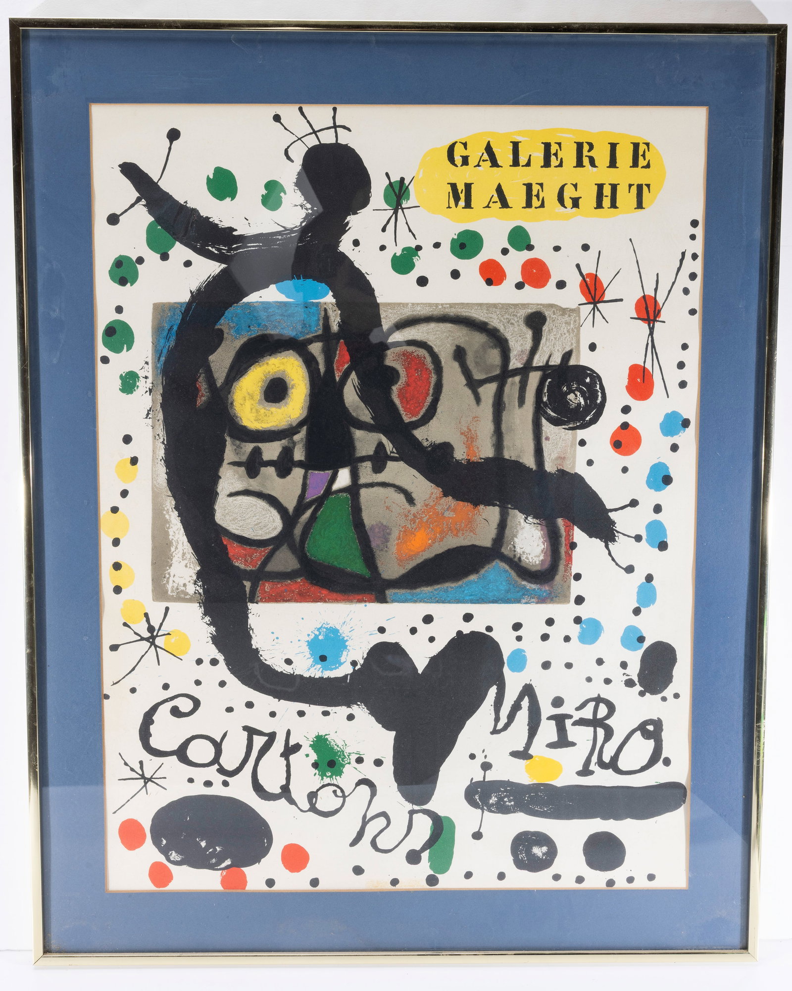AN EXHIBITION POSTER FOR A JOAN MIRO EXHIBITION (1 of 1)