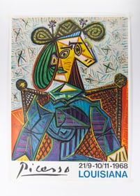 A PICASSO EXHIBITION POSTER. LOUISIANA