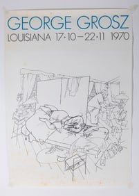 AN EXHIBITION POSTER FOR GEORGE GROSZ