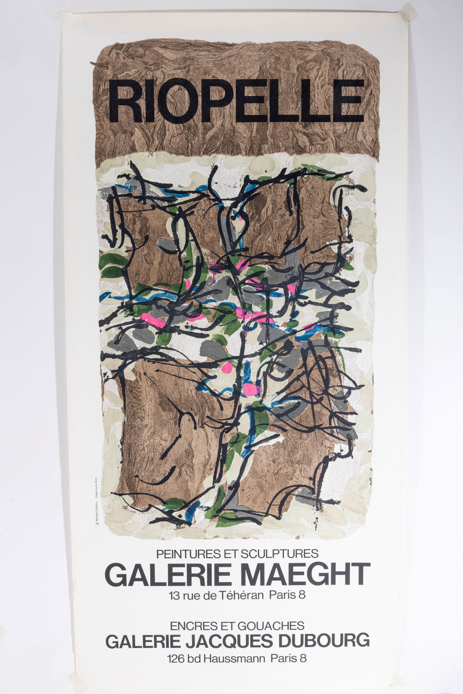 AN EXHIBITION POSTER FOR RIOPELLE (1 of 2)