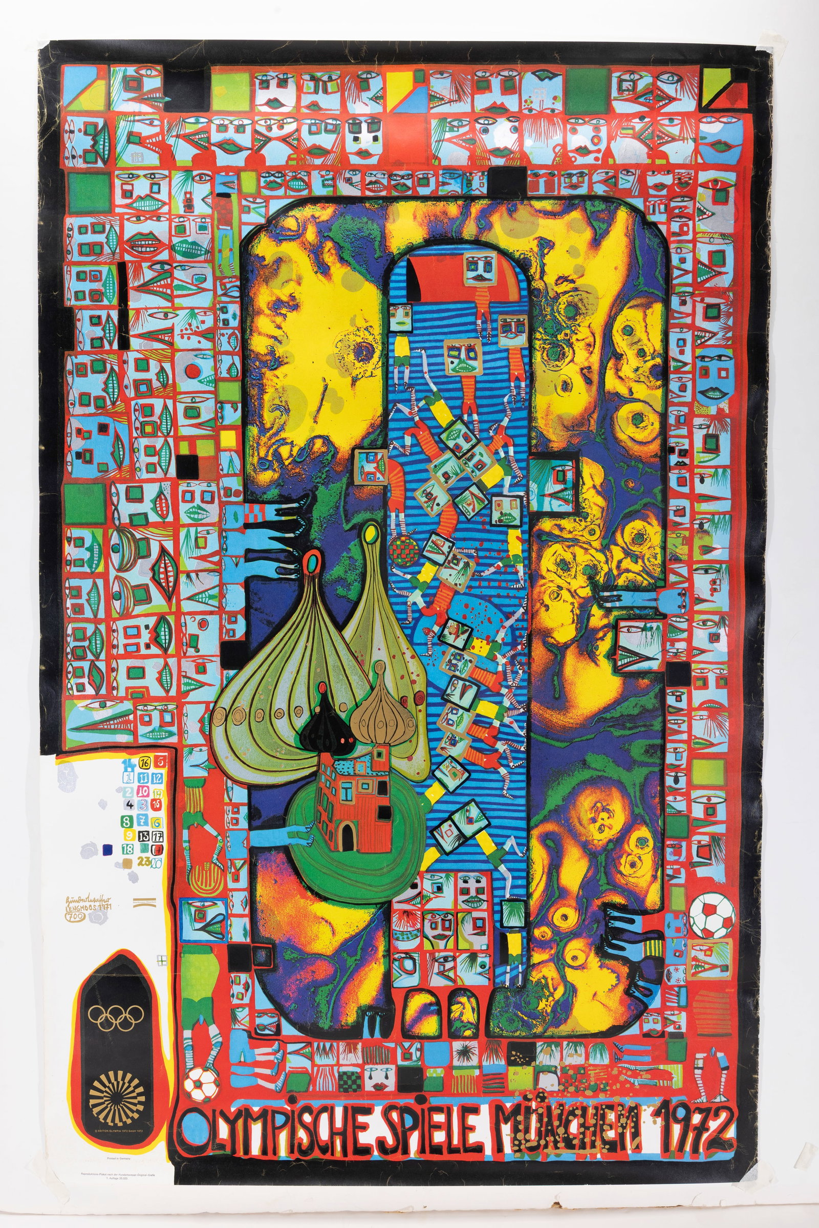 A POSTER FOR THE 1972 SUMMER OLYMPICS AT MUNICH GERMANY (1 of 2)