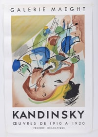 A GALLERY EXHIBITION POSTER FOR KANDINSKY