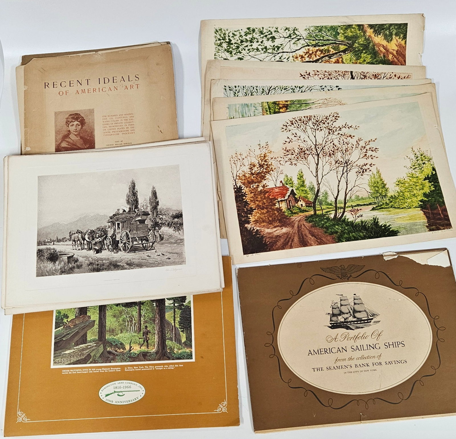 A GROUP OF EARLY AMERICAN AND FRENCH ETCHINGS AND ENGRAVING (1 of 20)