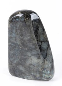 A POLISHED LABRADORITE SPECIMEN