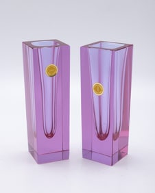 A PAIR OF CESARE TOSO VASES. Italy