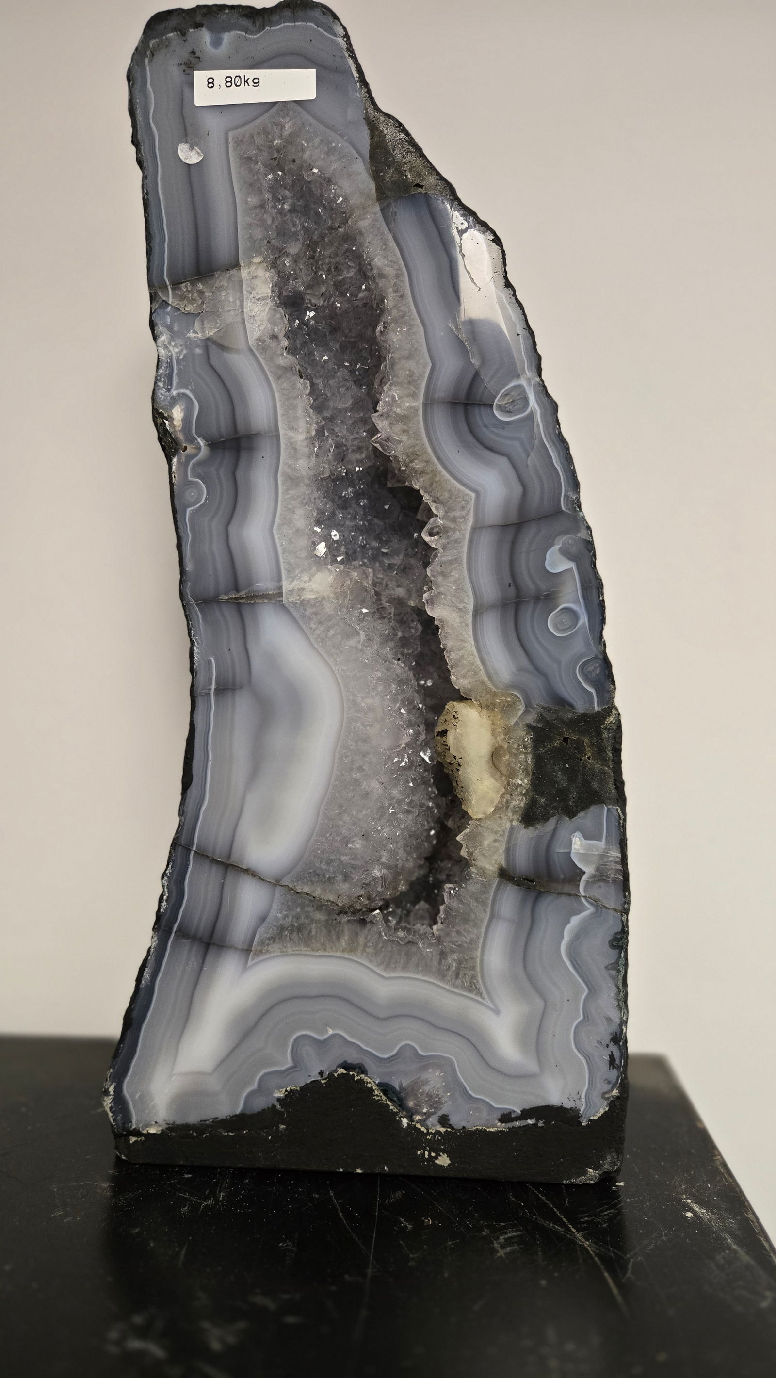 AMETHYST GEODE WITH POLISHED EDGES CATHEDRAL (1 of 3)