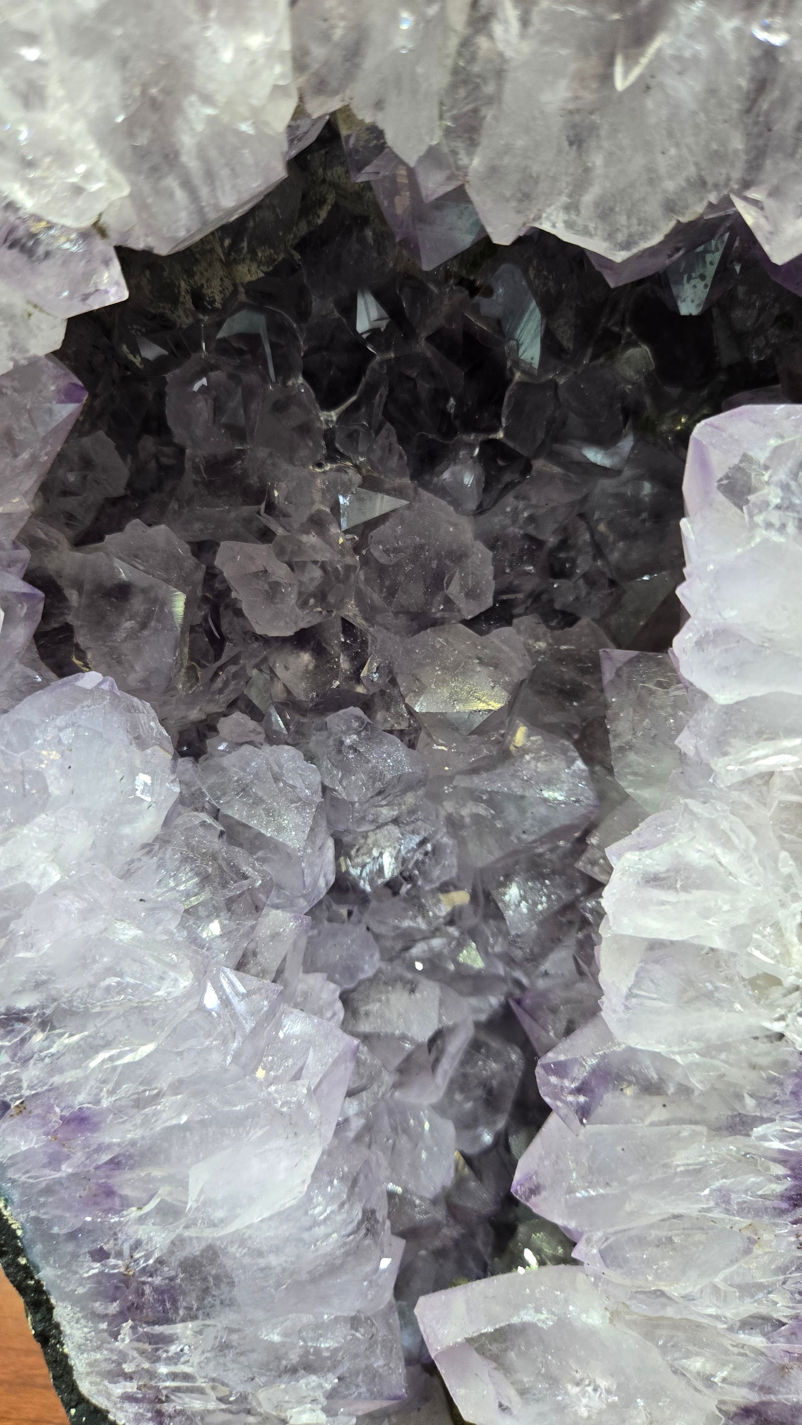 HIGHLY POLISHED AMETHYST GEODE. - 2