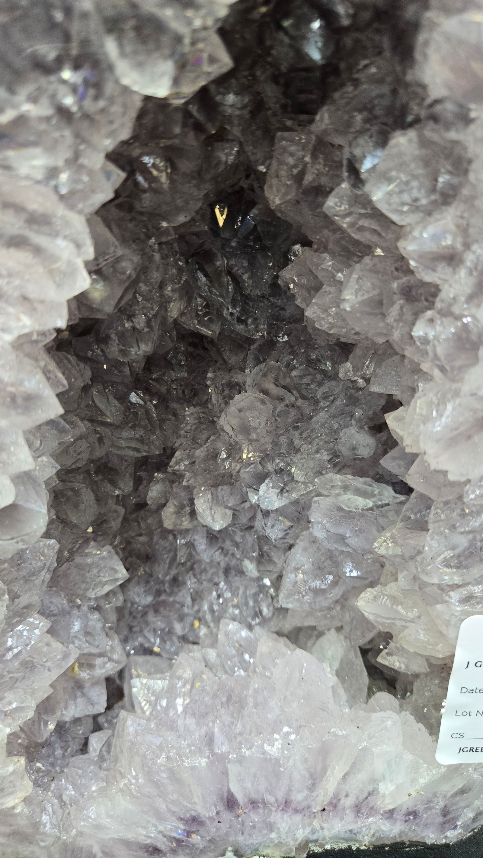 HIGHLY POLISHED AMETHYST GEODE. - 2