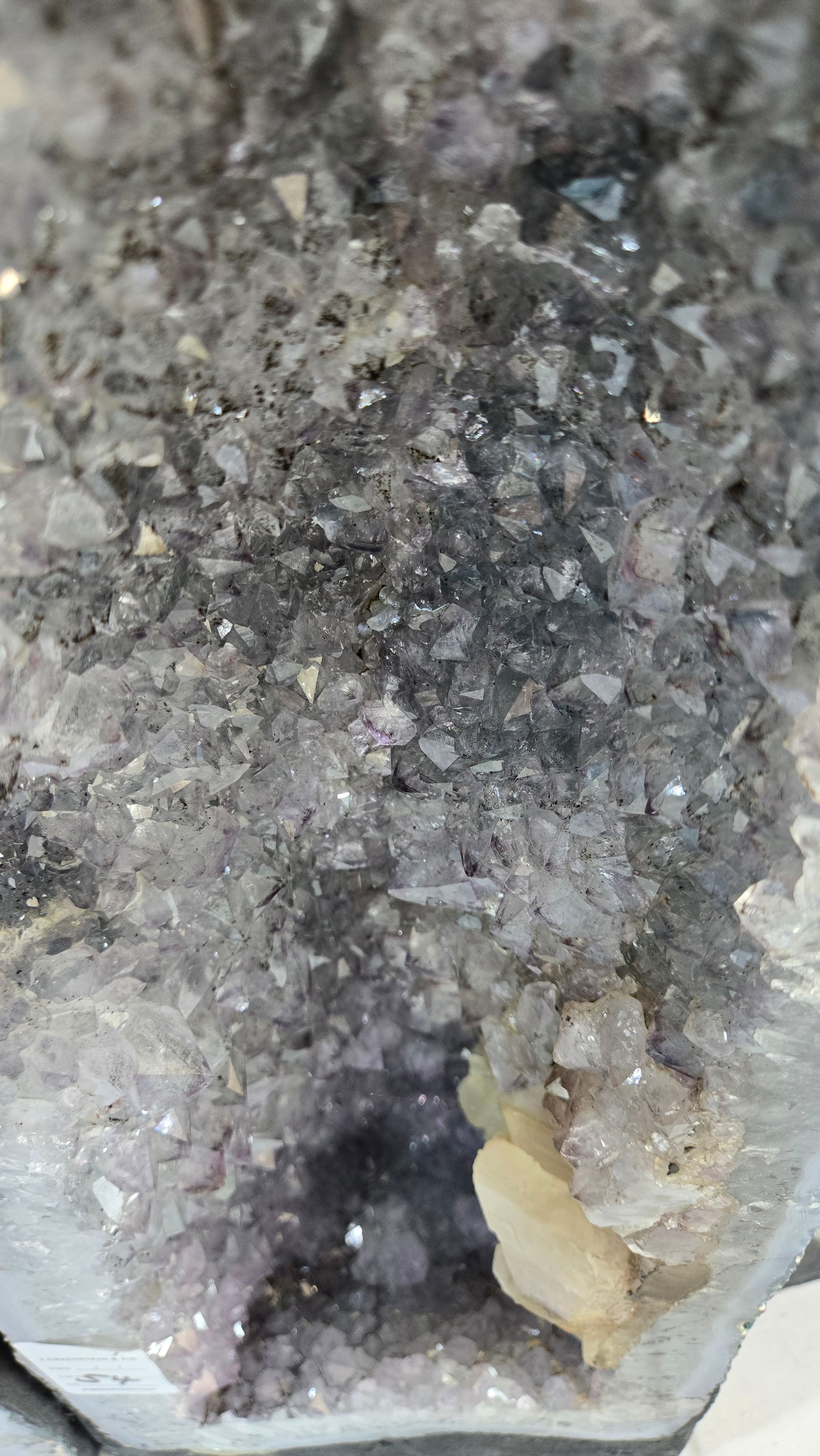 A LARGE AMETHYST CATHEDRAL POLISHED EDGES - 3