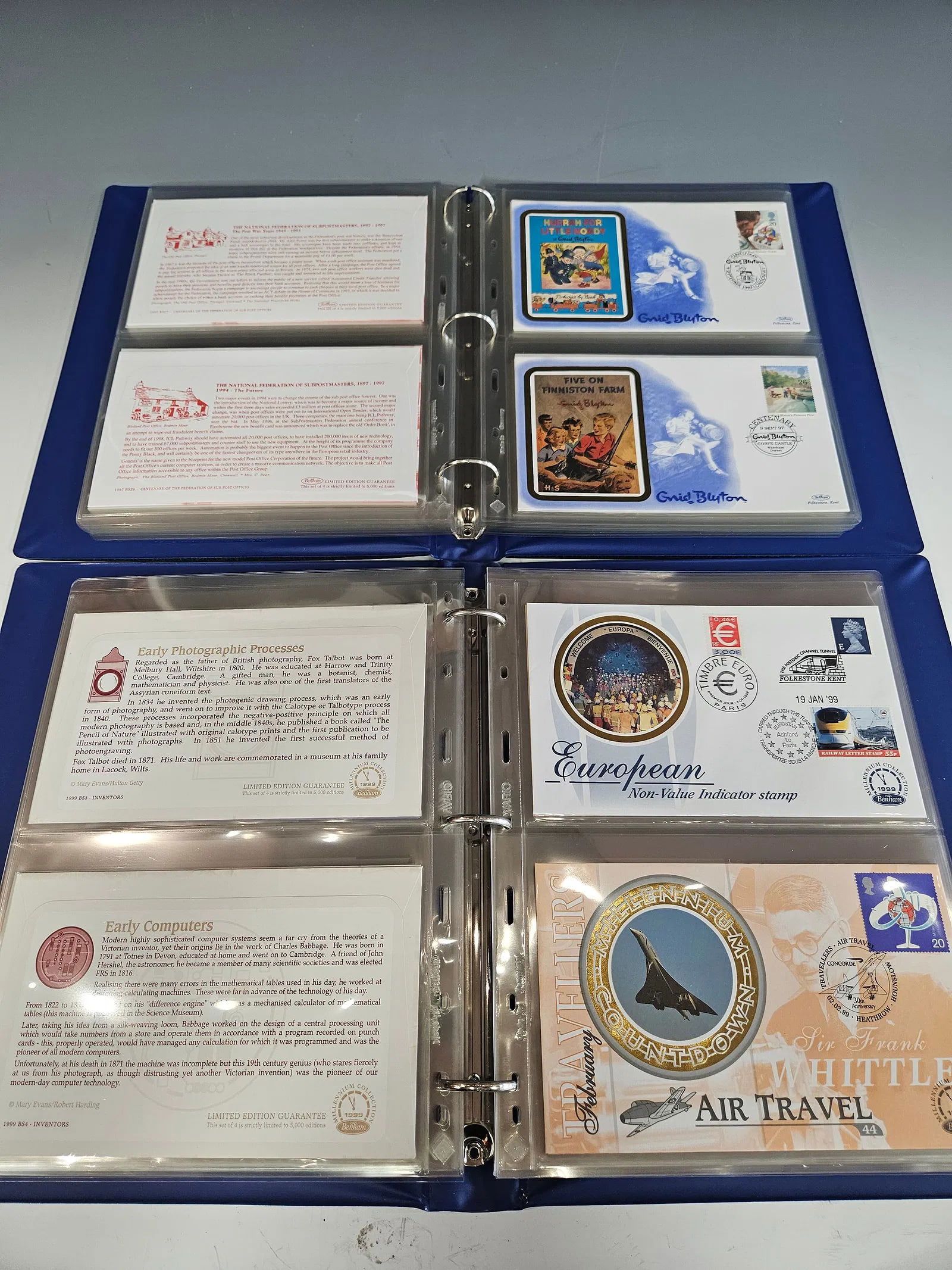 A COLLECTION OF OVER 230 COMMEMORATIVE POSTAL COVERS FROM GREAT BRITAIN BY BENHAM, FOLKSTONE, KENT. (1 of 14)