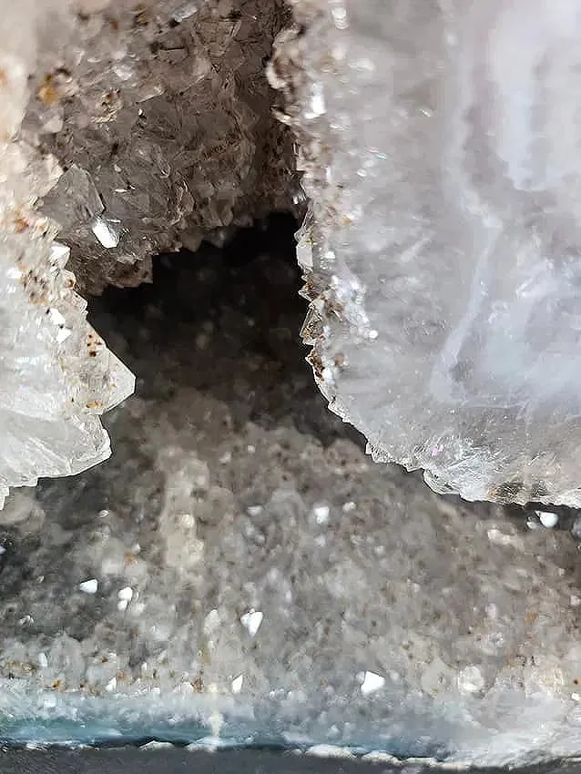 AMETHYST CATHEDRAL GEODE WITH POLISHED EDGES - 3