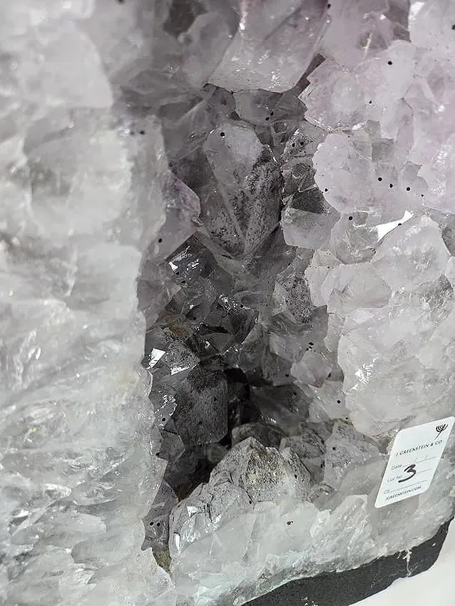 AMETHYST CATHEDRAL GEODE WITH POLISHED EDGES - 3