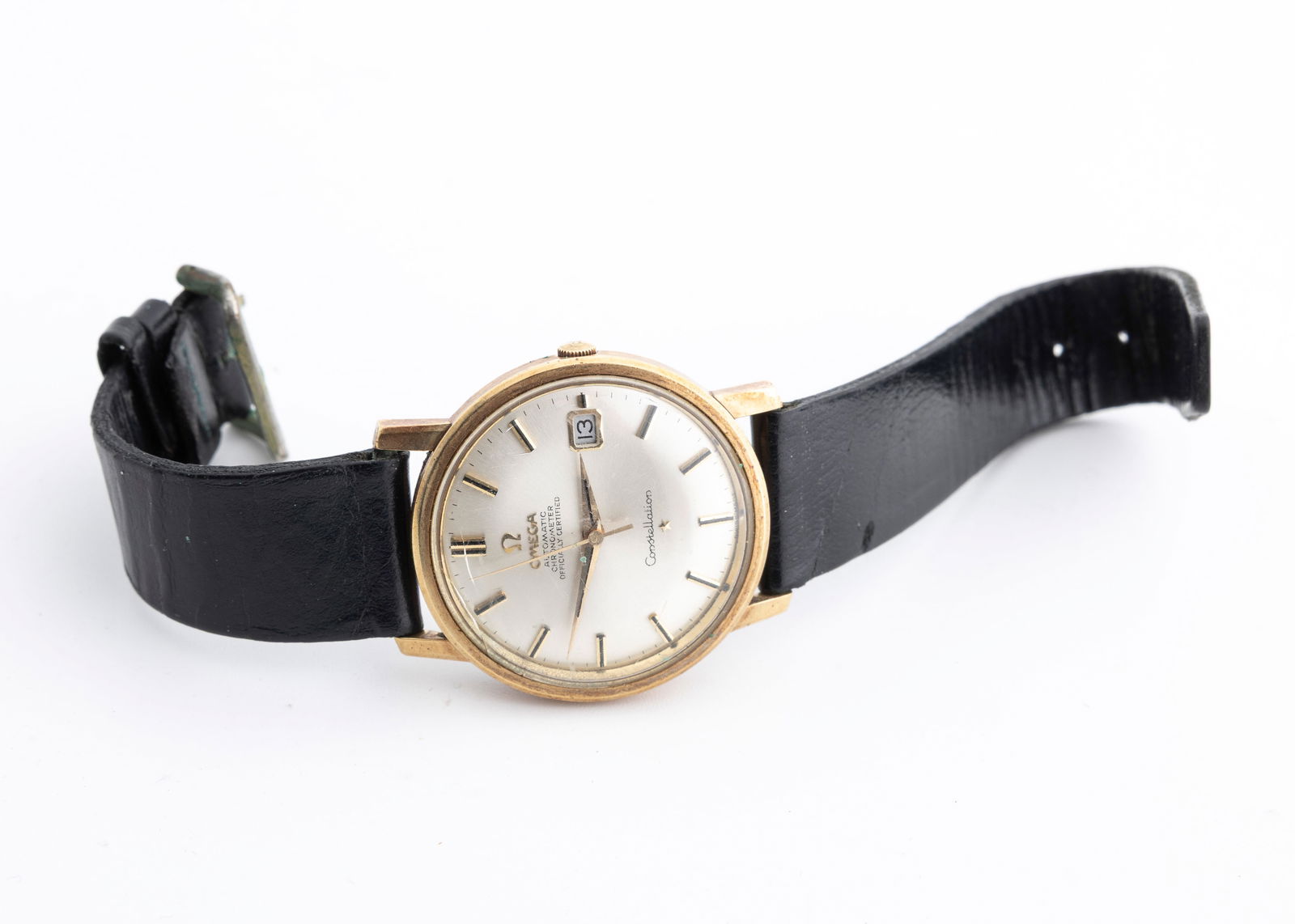 AN OMEGA CONSTELLATION AUTOMATIC CHRONOMETER 18K WATCH (1 of 5)