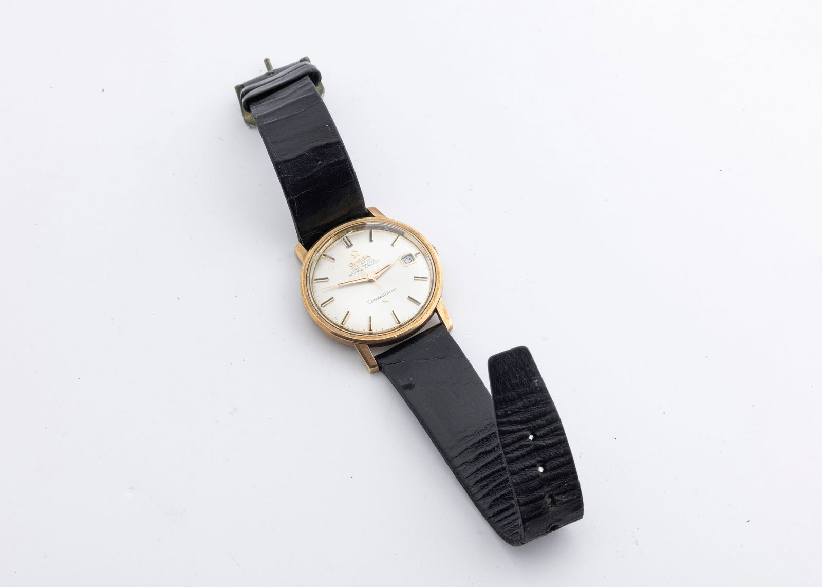 AN OMEGA CONSTELLATION AUTOMATIC CHRONOMETER 18K WATCH - 2