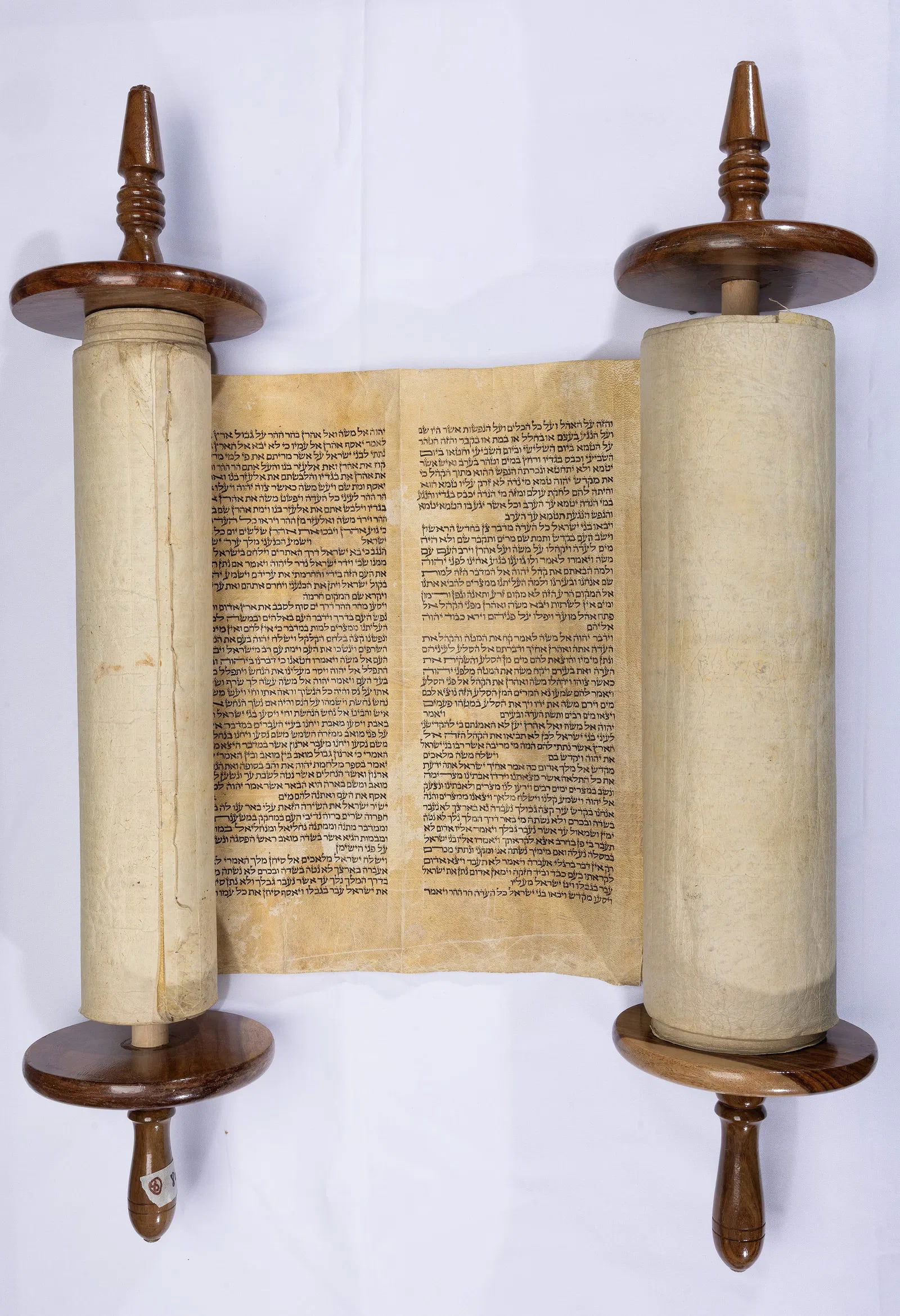 AN ANTIQUE SEFER TORAH. Probably North Africa, 19th century (1 of 7)