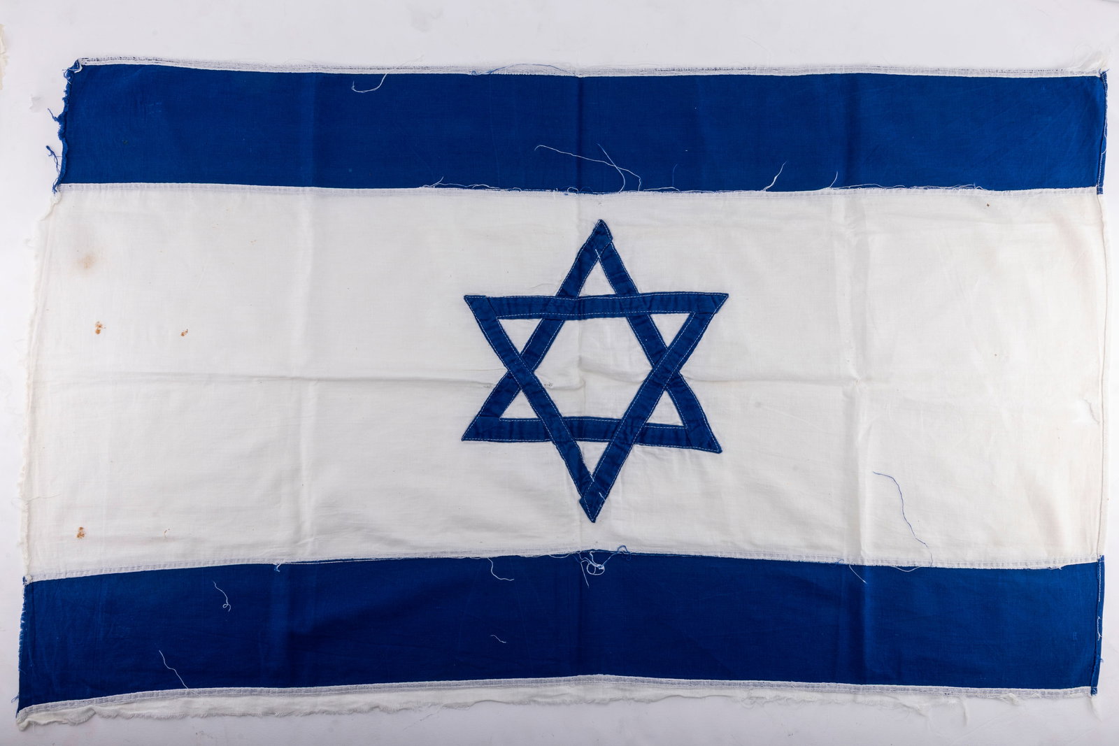 AN EARLY ISRAEL FLAG (1 of 3)