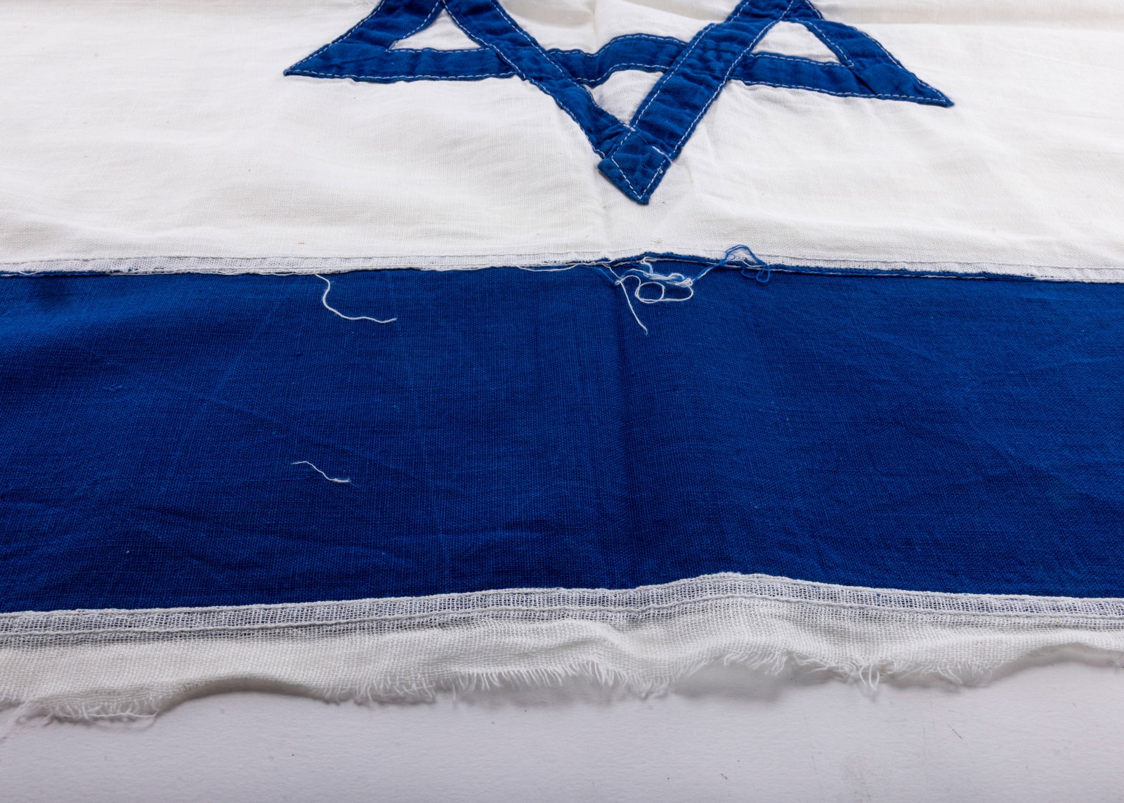 AN EARLY ISRAEL FLAG - 3