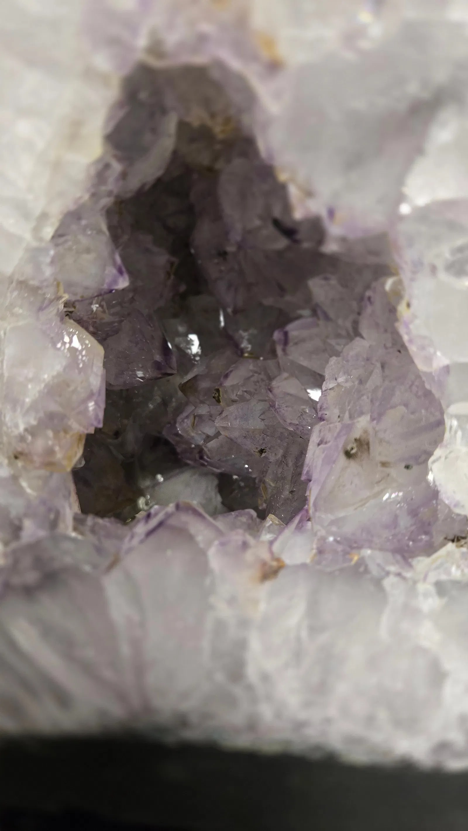 AMETHYST GEODE WITH POLISHED EDGES CATHEDRAL - 3