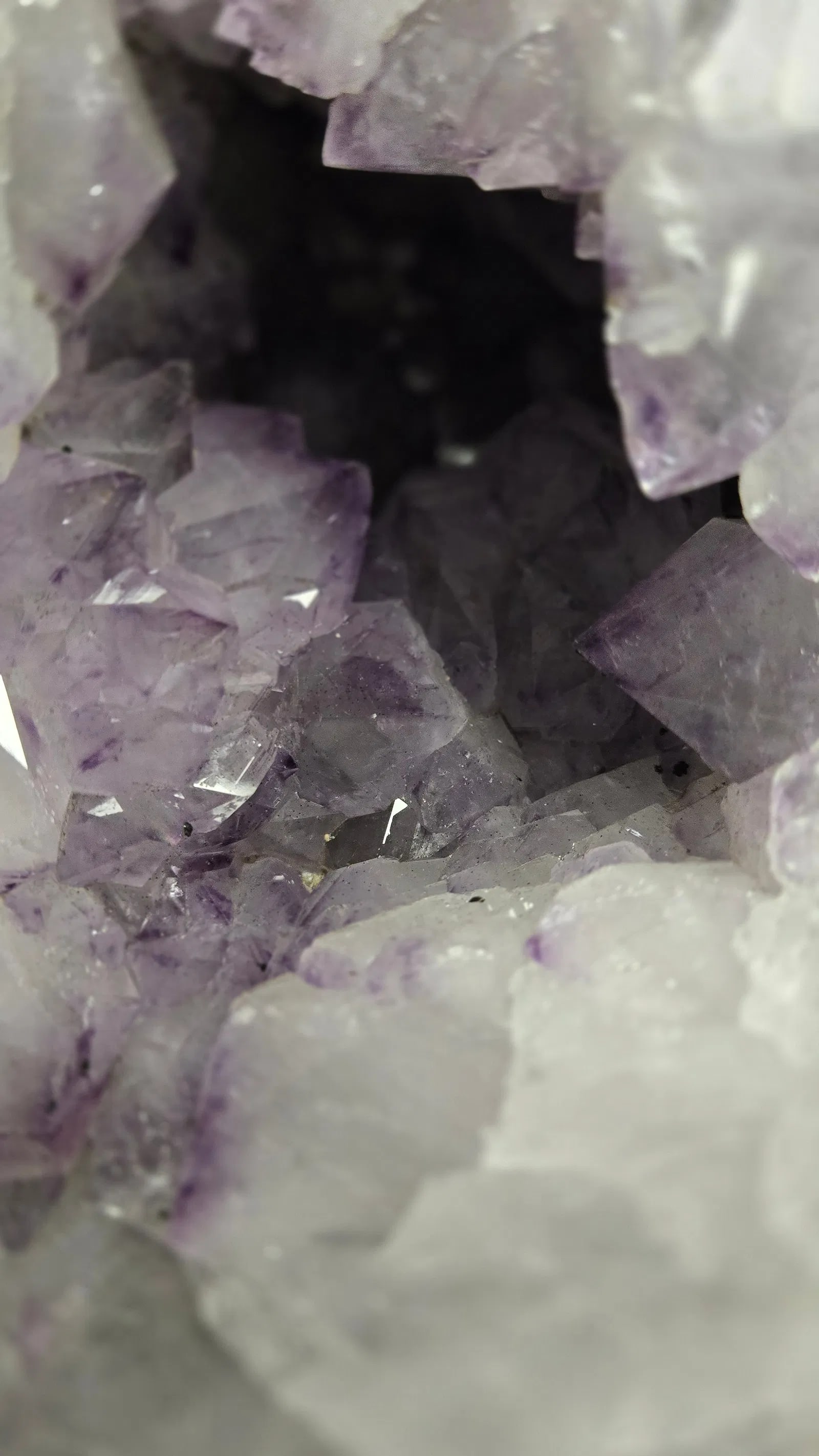AMETHYST GEODE WITH POLISHED EDGES CATHEDRAL - 2