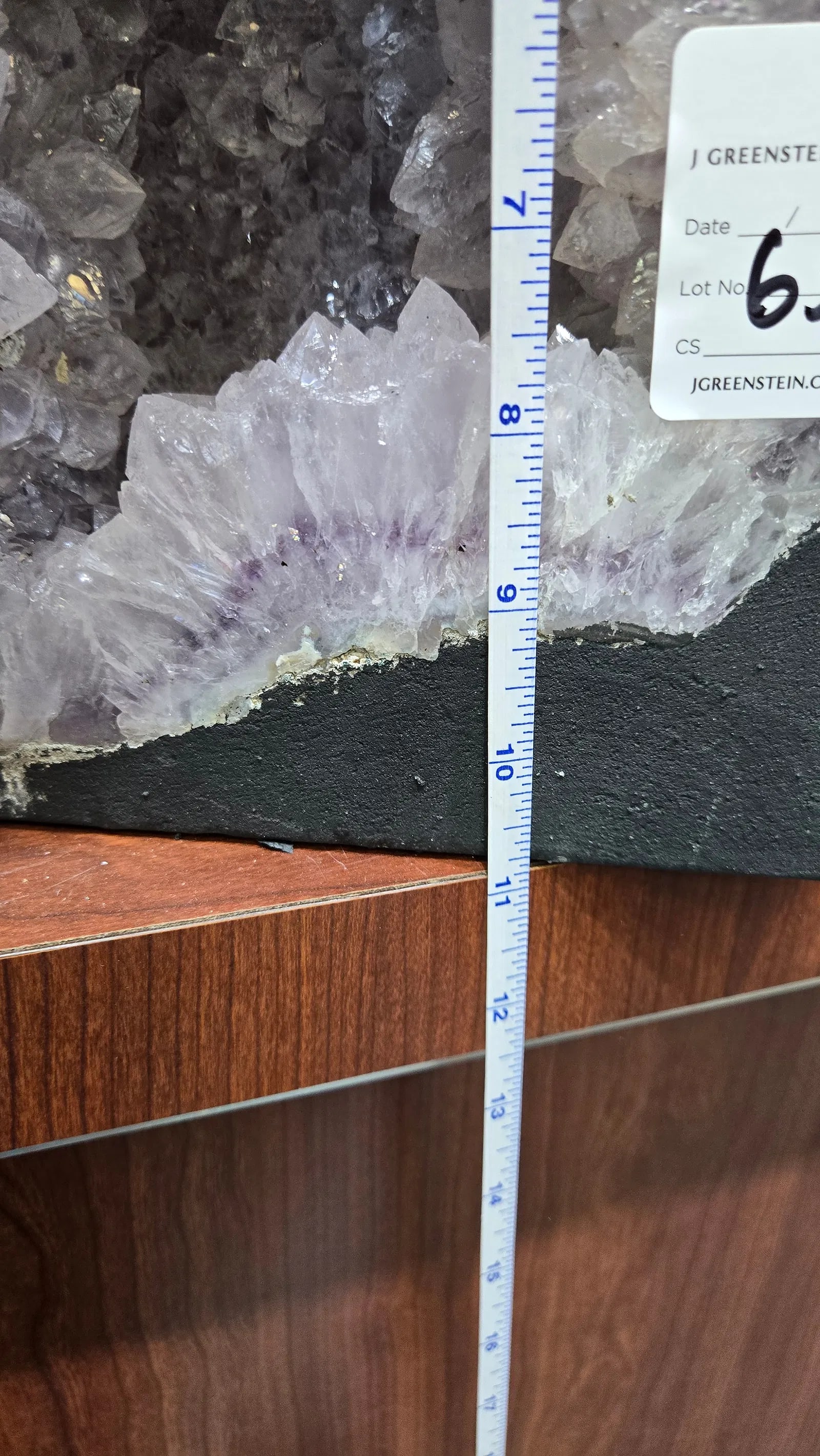 HIGHLY POLISHED AMETHYST GEODE. - 3