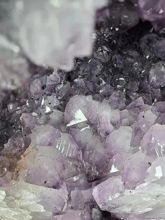 AMETHYST CATHEDRAL GEODE WITH POLISHED EDGES - 2