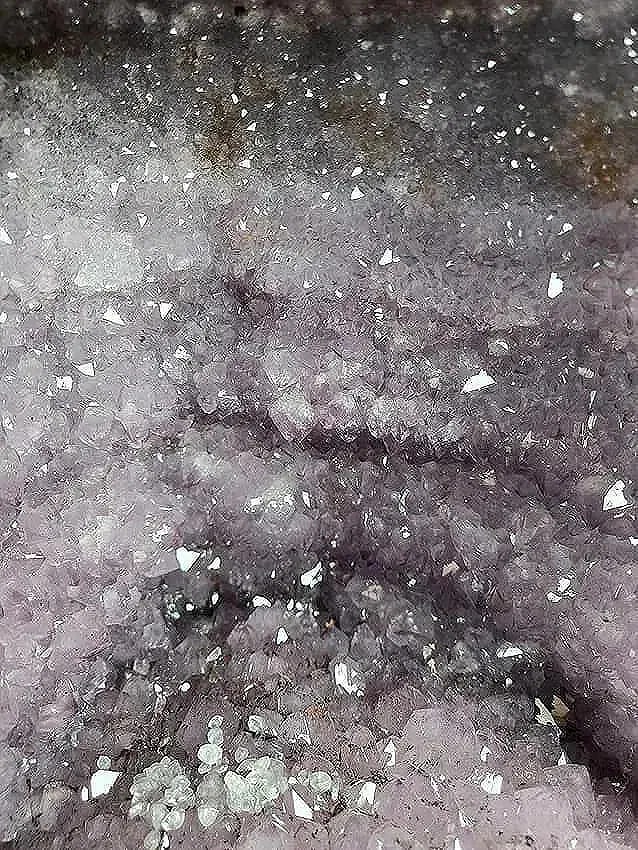 AMETHYST CATHEDRAL GEODE WITH POLISHED EDGES - 2