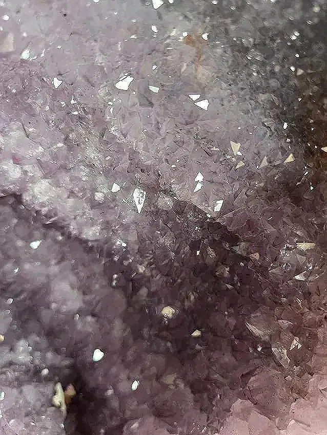 AMETHYST CATHEDRAL GEODE WITH POLISHED EDGES - 4