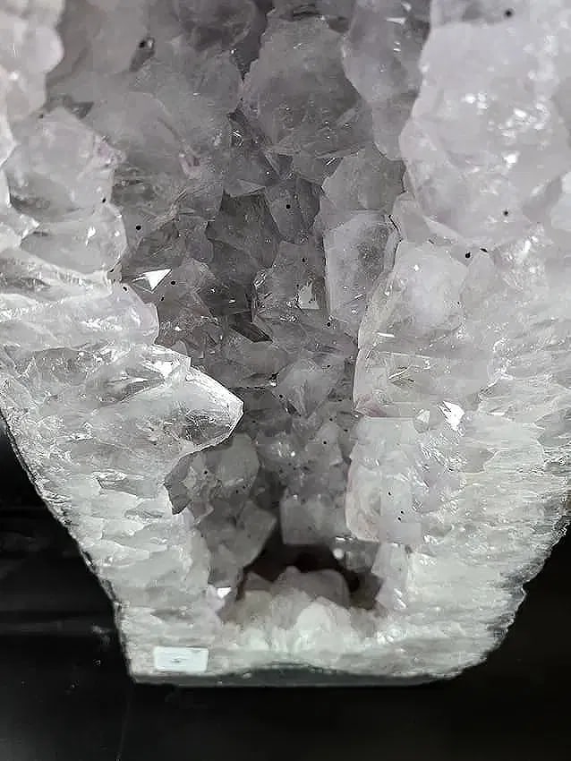 AMETHYST CATHEDRAL GEODE WITH POLISHED EDGES - 2