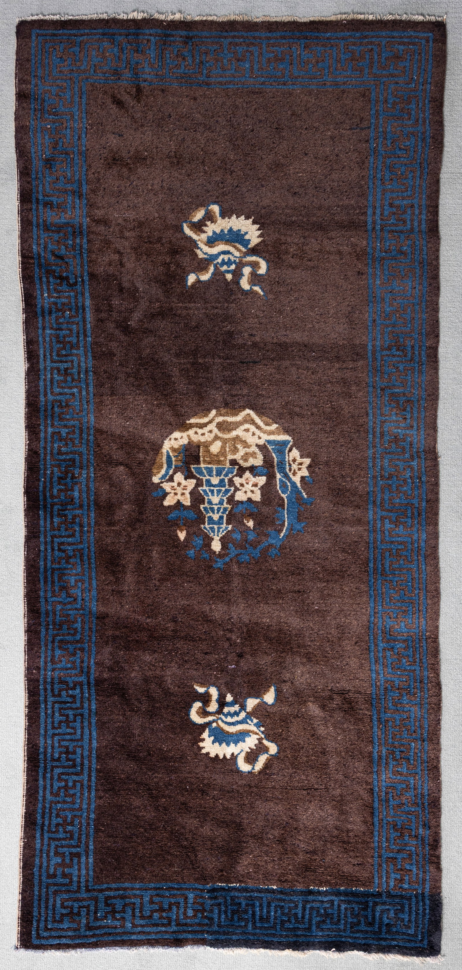 CHINESE PEKING RUNNER. China, c 1900. - 2