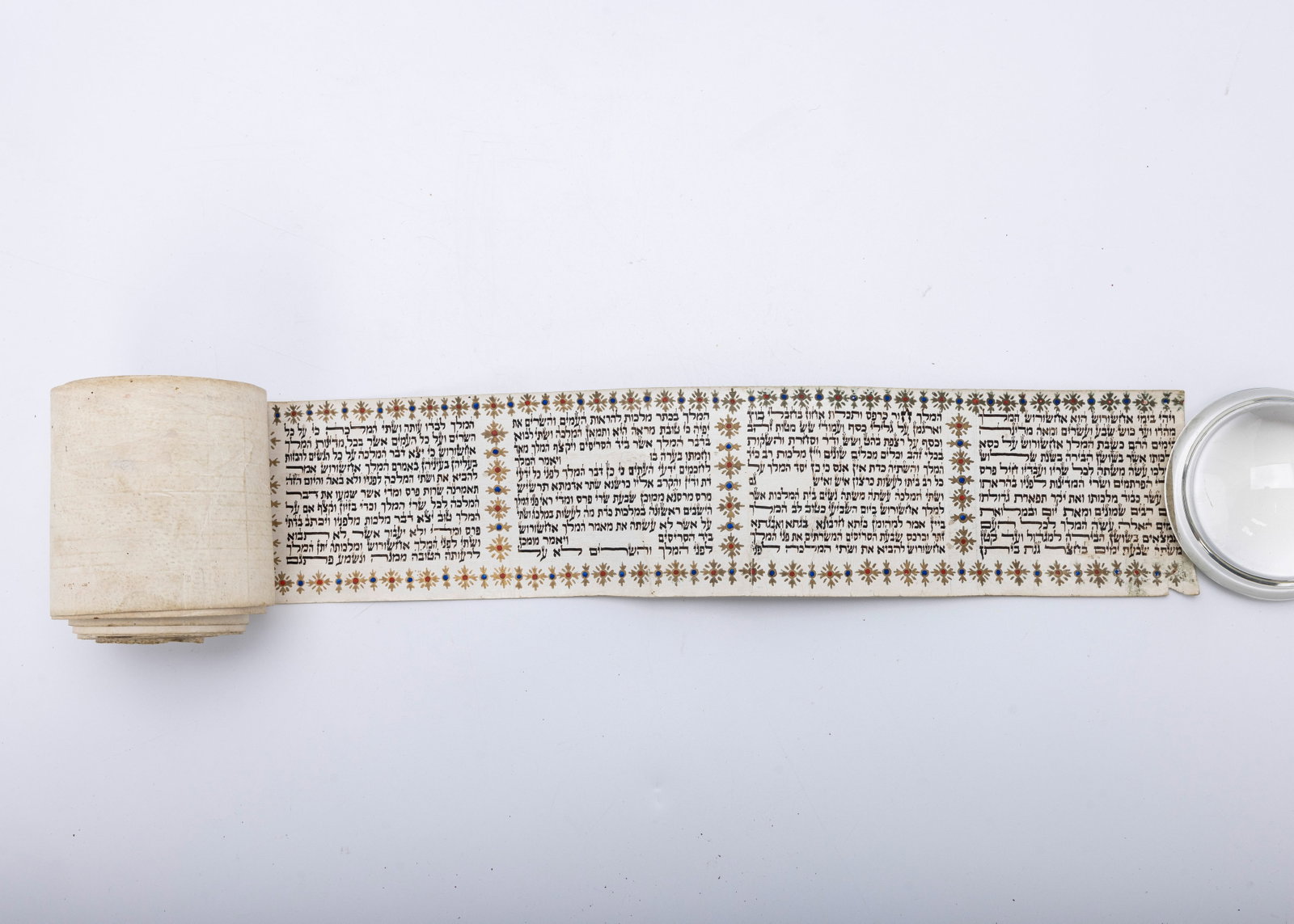 A DECORATED MEGILLAH SCROLL. Israel, modern. (1 of 5)