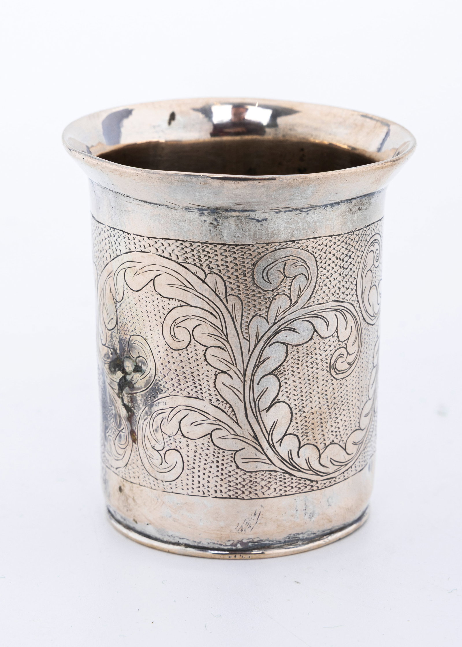 A SILVER KIDDUSH CUP. Poland, c. 1830 - 2
